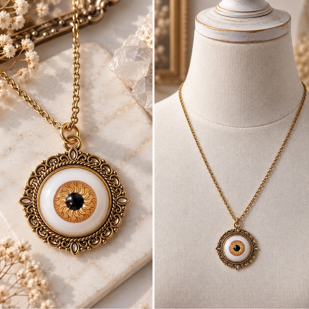 Watchful Eye Necklace – Fae’s Gold